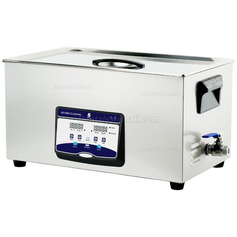 22L Ultrasonic Cleaner Ultrasonic Cleaning Machine with Timer Heater Degassing Semiwave Function JP-080S